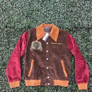 BRAND NEW HOMME FEMME - Members Only Jacket - Maroon Brown Sz S